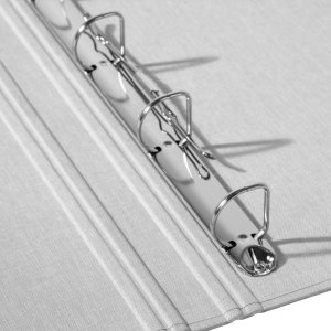 Goldbuch Raccoglitore ad anelli A4 Linum grigio