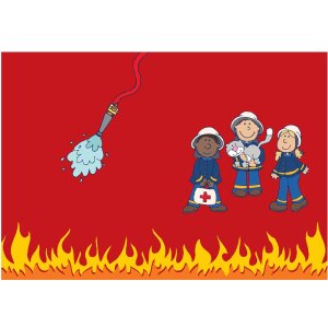 Frido Pompiere Amico Libro Scuola Materna