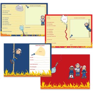 Frido Pompiere Amico Libro Scuola Materna