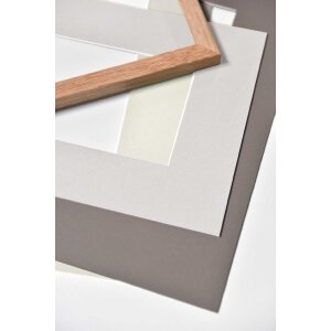 Passepartout pronto 18x24 cm per 10x15 cm grigio cera