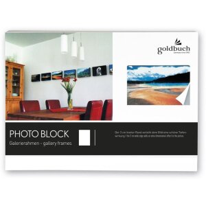 Blocco foto grigio per 1 immagine 15x20 cm