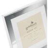 Goldbuch Cornice per ritratto in metallo Arte moderna 10x10 cm argento lucido