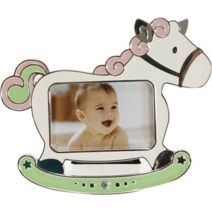 CAVALLO Cornice per bambini rosa