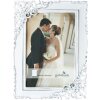 Portafoto in metallo ETERNITY 10x15 cm bianco