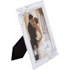 Portafoto in metallo ETERNITY 10x15 cm bianco