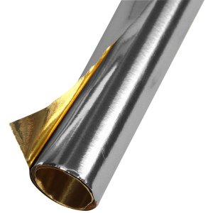 Rotolo di carta di alluminio bifacciale argento