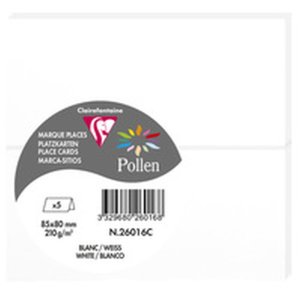 5 Espositori da tavolo Pollen 85x80 mm bianco