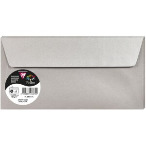 5 Buste Polline 110x220 mm - Argento