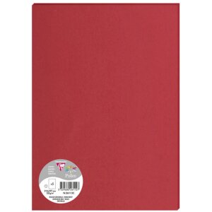 5 fogli di polline DIN A4 120 g - rosso ciliegia