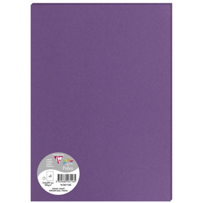 5 fogli polline DIN A4 120 g - viola
