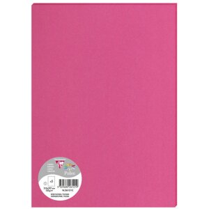 5 fogli di polline DIN A4 120 g - fucsia