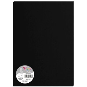 5 fogli polline DIN A4 120 g - nero