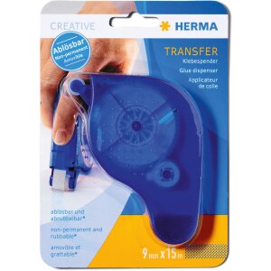 Dispenser adesivo transfer blu - rimovibile