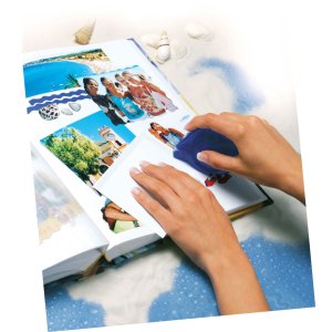 Dispenser adesivo transfer blu - rimovibile