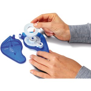 Dispenser adesivo transfer blu - rimovibile