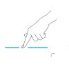 Dispenser adesivo transfer blu - rimovibile