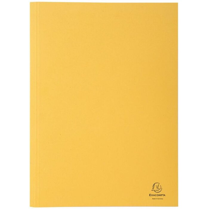 Copertina con dorso scanalato e capacità fino a 350 fogli in cartone riciclato 250g Forever, per formato DIN A4 Giallo