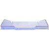 Vassoio per lettere COMBO 2 Classic blu ghiaccio trasparente lucido