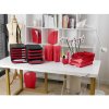 Vassoio per lettere Combo 2 Classic rosso trasparente lucido