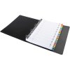 Indici stampati in cartoncino bianco 160g con linguette colorate rinforzate 20 pezzi A4 bianco