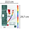 Exacompta Registro din a4 con 12 schede