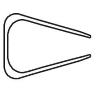 Binario terminale Serodo 25 pezzi 12 mm trasparente