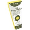 Confezione da 100 strisce separatrici trapezoidali perforate in cartone riciclato 190g Forever, 105x142mm Giallo