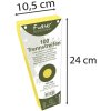 Confezione da 100 strisce separatrici trapezoidali perforate in cartone riciclato 190g Forever, 105x142mm Giallo