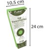Confezione da 100 strisce separatrici trapezoidali perforate in cartone riciclato 190g Forever, 105x142mm Verde
