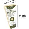 Confezione da 100 strisce separatrici perforate trapezoidali in cartone riciclato 190g Forever, 105x142mm Camoscio