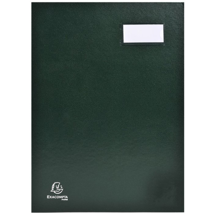 Cartella firma 12 scomparti verde a4