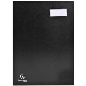 Cartella firmata 24161e - 16 scomparti nero