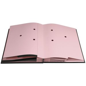 Cartella firmata 24211E - 20 scomparti nero