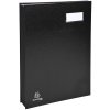 Cartella firmata 24211E - 20 scomparti nero