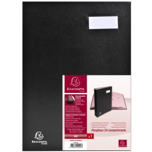 Cartella Signature 24241E - 24 scomparti nero