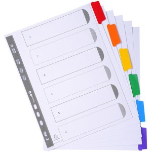 Registro din a4 con 6 schede