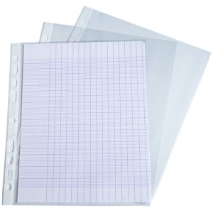 10 tasche PP 50µ 17x22cm Bianco trasparente