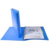 Raccoglitore ad anelli PP A4+ 4 anelli 30mm Chromaline turchese