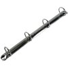 Raccoglitore ad anelli Exacompta PP A4+ 4 anelli 30mm Cristallo cromalinico