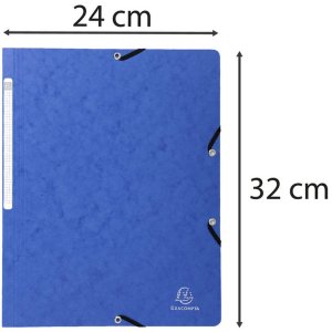 Cartella angolare in cartone Manila 400g Nature Future, per formato DIN A4 Colori assortiti