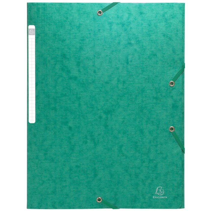 Cartella A4+ Scotten 3 lembi verde