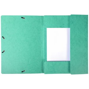 Cartella A4+ Scotten 3 lembi verde