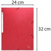 Cartella A4+ Scotten 3 lembi rosso