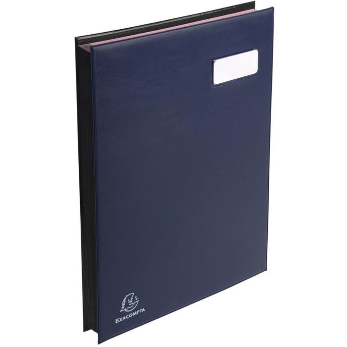 Cartella Signature 654729E - 24 scomparti blu