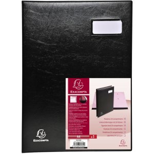 Cartella Signature 654765E - 24 scomparti neri