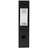 PVC rigido 2mm dorso 70mm con portaetichetta incollato e foro di presa Nero