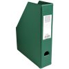 PVC rigido 2mm dorso 70mm con portaetichetta incollato e foro di presa Verde
