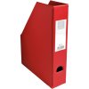 PVC rigido 2mm dorso 70mm con portaetichetta incollato e foro di presa Rosso