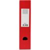 PVC rigido 2mm dorso 70mm con portaetichetta incollato e foro di presa Rosso
