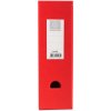 PVC rigido 2mm dorso 100mm con portaetichetta incollato e foro di presa Rosso